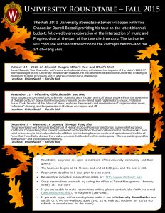 Roundtable Flyer- Fall 2015