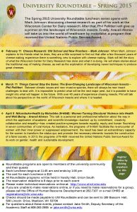 Roundtable Flyer - Spring 2015